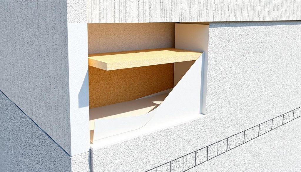 Fassadendämmung Aufbau