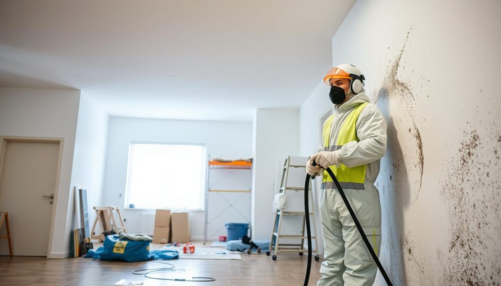 Schimmelsanierung beim Auszug