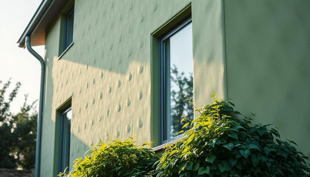 Umweltschutz Fassadendämmung